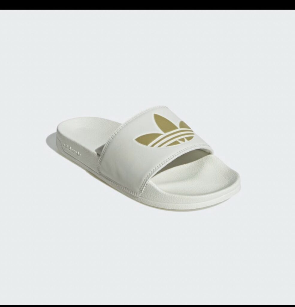 Sandalia slide blanca