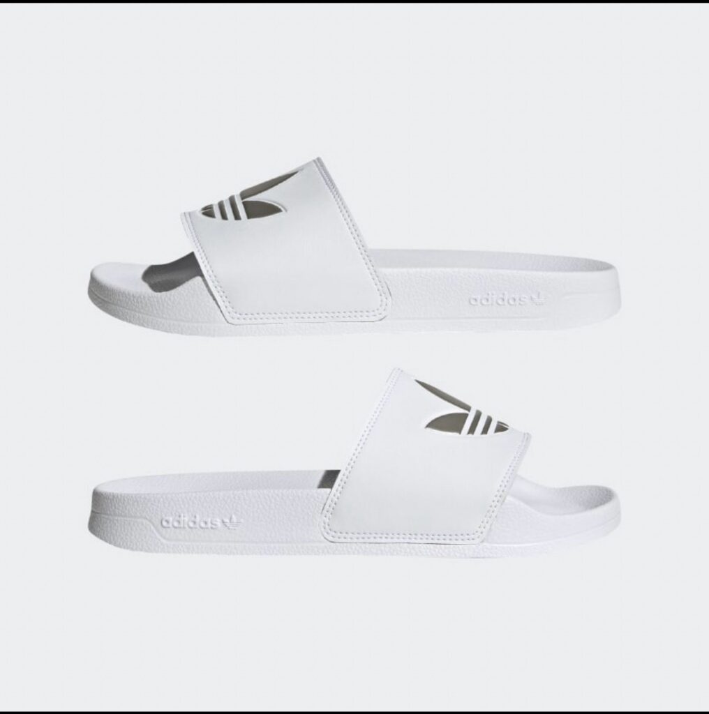 Sandalia adidas Adilette blanca