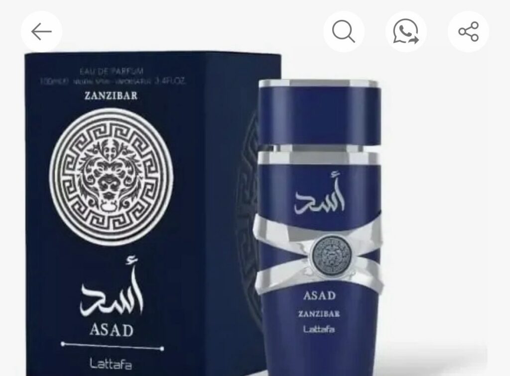 Perfume Lattafa Asad Zanzíbar