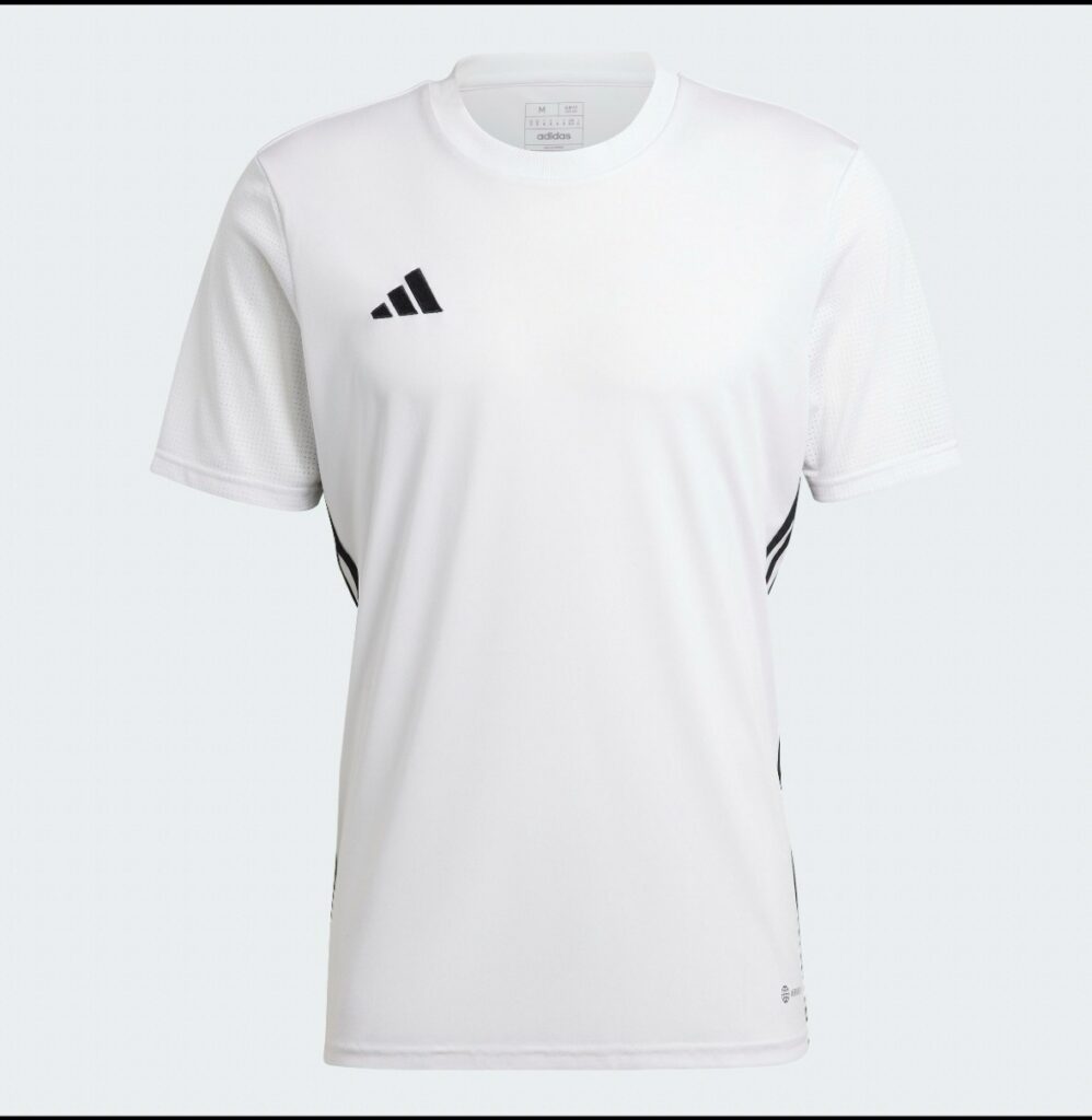 Playera adidas blanca