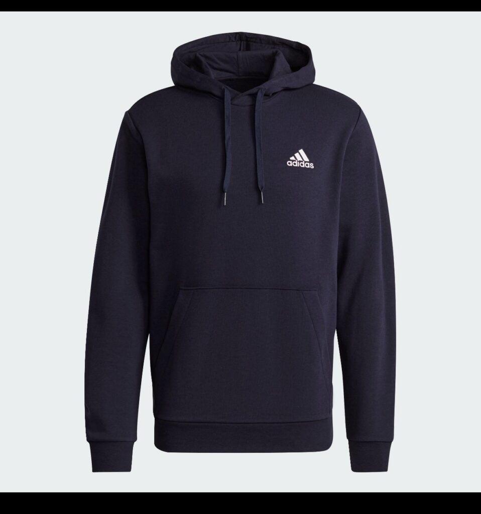 Sudadera adidas azul marino con capucha